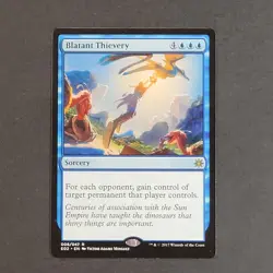 MTG - 1x Blatant Thievery - Explorers of Ixalan - NM/LP - Rare - Blue Magic 2017 - Image 3