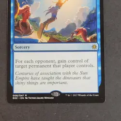 MTG - 1x Blatant Thievery - Explorers of Ixalan - NM/LP - Rare - Blue Magic 2017 - Image 5