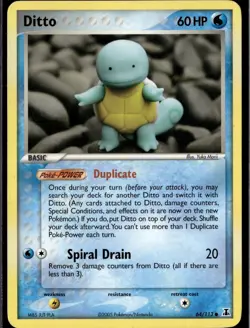 Ditto 64/113 C Delta Species Pokemon 2005 EN LP - Image 1