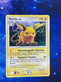 Raichu DP21 Promo Diamond and Pearl Promos Pokemon 2006 EN LP - Image 1