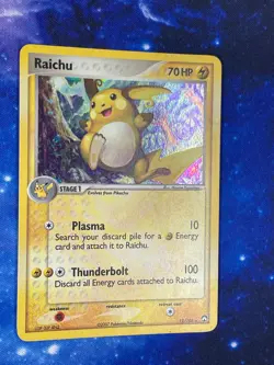 Raichu 12/108 Holo R Power Keepers Pokemon 2007 EN LP - Image 1
