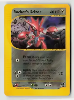 Pokemon - Rocket's Scizor - 4 - 004/009 Best of Promos - Promo - NM - Image 1