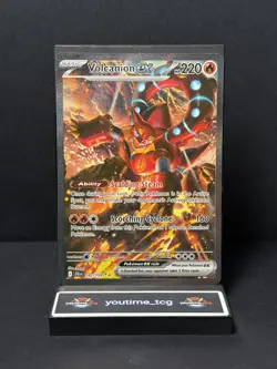Pokemon Journey Together Illustration Rare Volcanion ex #182 - Image 1
