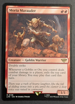 MTG - 1x Moria Marauder - NM Pack Fresh - LOTR: Tales of Middle Earth, Magic 138 - Image 1