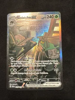 Pokemon TCG Sinistcha EX 210/167 Scarlet & Violet Twilight Masquerade - Image 1