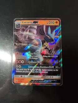 Pokemon Lucario GX SM100 Sm Holo - Image 1