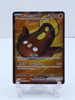 🔥Pokemon TCG-Stunfisk ex-252/217-Me: Ascended Heroes-Full Art-Holo-M/NM!🔥 - Image 1