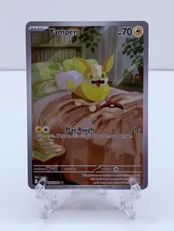🔥Pokemon TCG-Yamper-099/094-Me02: Phantasmal Flames-Illustration-Holo-M/NM!🔥 - Image 1