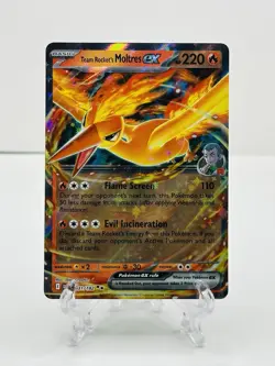 🔥Pokemon TCG-Team Rocket's Moltres ex-031/182-Sv10: Destined Rivals-Holo-M/NM🔥 - Image 1
