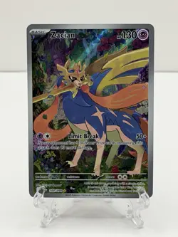 🔥Pokemon TCG-Zacian-100/094-Me02: Phantasmal Flames-Illustration-Holo-M/NM!🔥 - Image 1