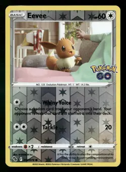 Eevee Common Pokemon GO 054/078 NM - Image 1