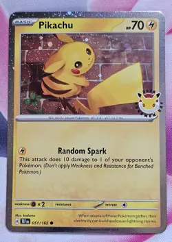 Pikachu (Pokemon Day 2026) 051/162 Holo Promo | NM - Image 1