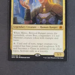 MTG - 1x Minsc Beloved Ranger - Adventures in the Forgotten Realms - NM - 2021 - Image 4