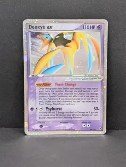 Deoxys ex (Attack Forme) 98/107 Deoxys Holo Rare Pokemon TCG Nintendo HP+ - Image 1
