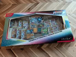 Pokemon TCG: Prismatic Evo Lucario Tyranitar Ex Premium Collection Sealed Box - Image 1