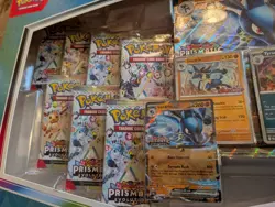 Pokemon TCG: Prismatic Evo Lucario Tyranitar Ex Premium Collection Sealed Box - Image 4