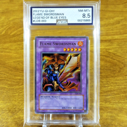 Pokemon Legend of Blue Eyes Flame Swordsman LOB-003 AGS NM-MT+ 8.5 Holo 2002 - Image 1