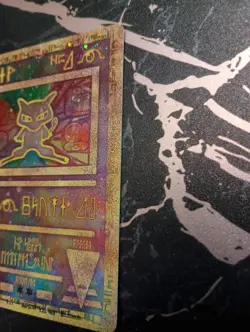 Ancient Mew Pokemon New Movie Promo Holo Foil 1999-2000 A2 - Image 4