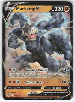 Machamp V 072/189 Pokemon TCG SWSH10: Astral Radiance NM - Image 1