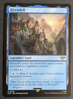 MTG - 1x Rivendell - NM - Lord of the Rings: Tales of Middle Earth - Magic #259 - Image 1