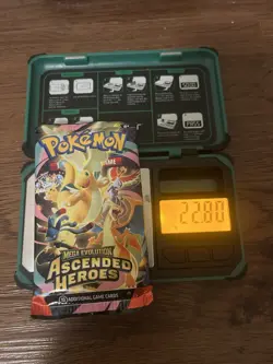 VERY HEAVY! GOD PACKU 22.80g Ascended Heroes Pokemon TCG Booster (SEALED). - Image 1