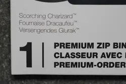 New & Sealed! Pokemon Center Exclusive Scorching Charizard Premium Zip Binder - Image 3