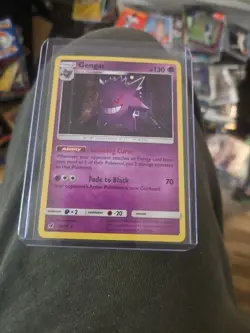 Gengar 38/111 Holo Rare Crimson Invasion Pokemon Holo Near Mint - Image 1