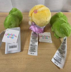 Disney Tangled Rapunzel Pascal Urupocha-Chan 4'' Plush Set of 3 NWT - Image 2