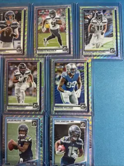 SEATTLE SEAHAWKS 2025 Donruss Optic Premium Set /300 COMPLETE TEAM SET NFL - Image 2
