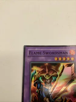 Yugioh! LOB-003 Flame Swordsman 1st Edition Asian English - Image 2