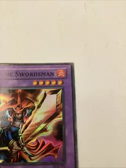 Yugioh! LOB-003 Flame Swordsman 1st Edition Asian English - Image 3