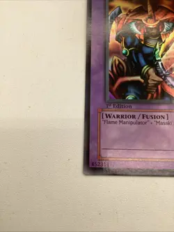 Yugioh! LOB-003 Flame Swordsman 1st Edition Asian English - Image 5