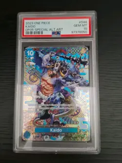 Kaido SP PSA 10 GEM MT One Piece OP05 English | Special Art | Kaido OP04-044 - Image 1