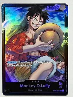 Monkey D. Luffy - ST08-001 Leader Foil - Starter Deck 8 MINT - Image 1