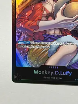 Monkey D. Luffy - ST08-001 Leader Foil - Starter Deck 8 MINT - Image 4