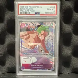 Namco Zoro-Juurou Emperors in the New World ST18-004 Treasure Rare Foil PSA 10 - Image 1