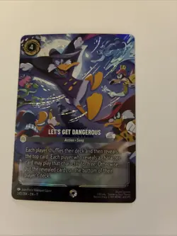 Let's Get Dangerous Enchantee 240/204 Winterspell Disney Lorcana Pack Fresh - Image 1