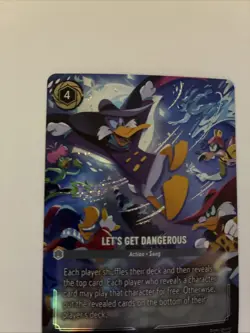 Let's Get Dangerous Enchantee 240/204 Winterspell Disney Lorcana Pack Fresh - Image 2