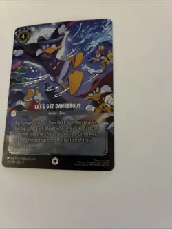 Let's Get Dangerous Enchantee 240/204 Winterspell Disney Lorcana Pack Fresh - Image 4