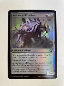 1x Modern Horizons 3 Breaker Of Creation Foil NM/M Magic The Gathering Mtg - Image 1