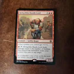 MTG - Hobgoblin Bandit Lord - AFR 147/281 - Adventures in Forgotten Realms NM - Image 1