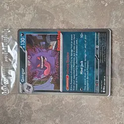 Pokemon Gengar GameStop Promo Card 130 HP Mind Jack 050/088 English TCG - Image 1