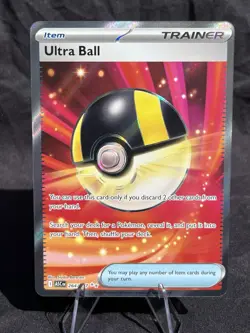 Ultra Ball 264/217 Gold Secret Rare Ascended Heroes Pokemon Card NM - Image 1