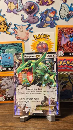 Rayquaza EX 75/108 Holo XY Roaring Skies Pokemon Card - Lightly Played - Image 1