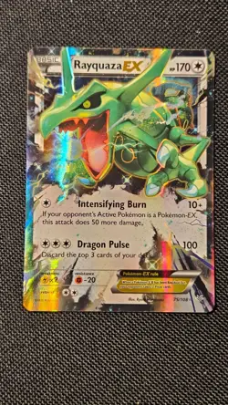 Rayquaza EX 75/108 Holo XY Roaring Skies Pokemon Card - Lightly Played - Image 2