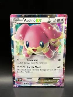 Audino EX 84/124 - Pokemon Fates Collide Card - NM - Image 1