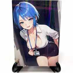 Sexy Hot Anime Waifu Girl Doujin Lewd Goddess Story Holographic ACG Art Card - Image 1