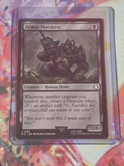 MTG Pitiless Plunderer, NM-Mint, English Universes Beyond: Fallout - Image 1