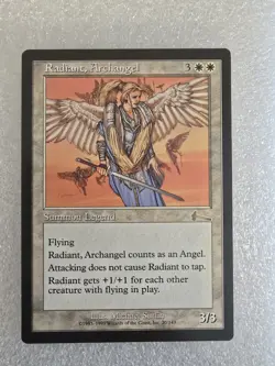 MTG Radiant, Archangel Urza's Legacy Rare English Reserved Magic the Gathering - Image 1