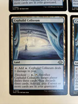 4x Modern Horizons 3 Cephalid Coliseum NM/M Magic The Gathering Mtg - Image 2